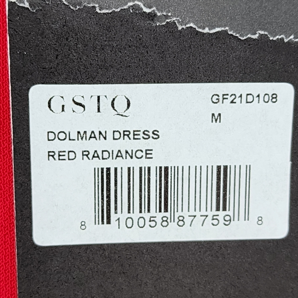 GSTQ Women's Long Sleeves Dolman Dress - M - Picture 9 of 9